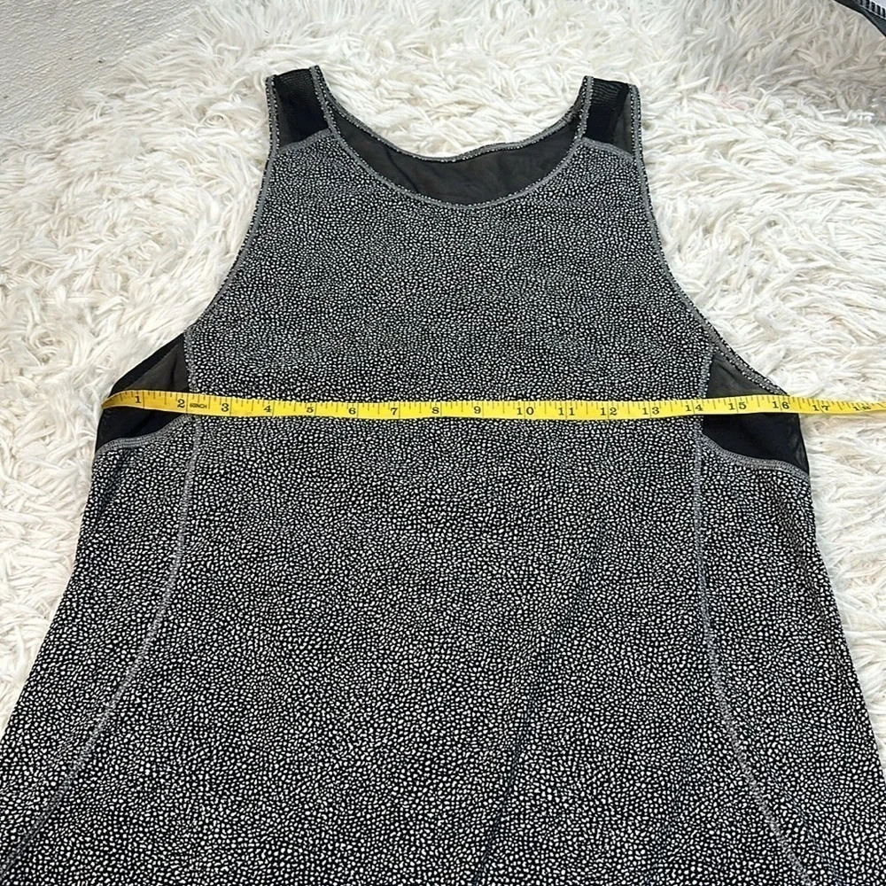 Lululemon Sculpt Tank II Chakra Print Alpine White Black / Black